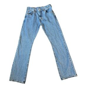 Classic Levi’s 517 Men’s Light Blue Straight-Leg Jeans 32x34